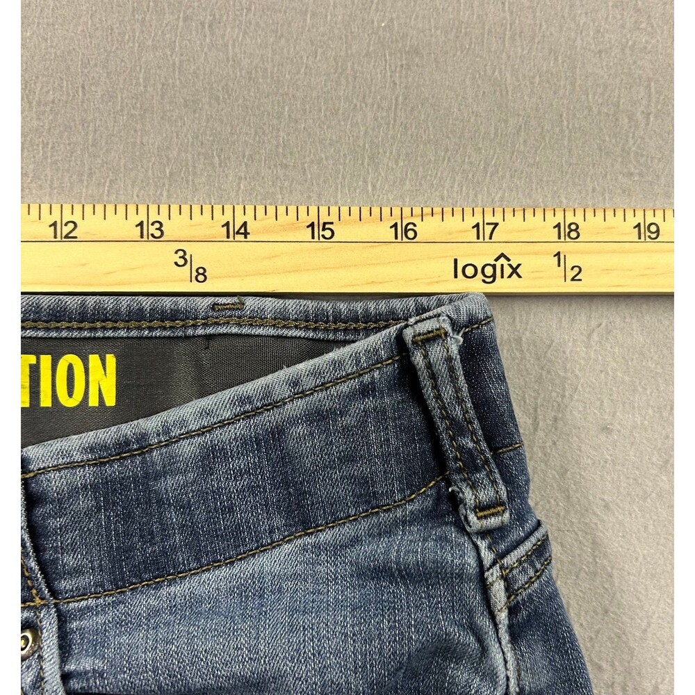 Lee Extreme Motion Mens Slim Fit Straight Leg Dark wash Jeans - Picture 9 of 11